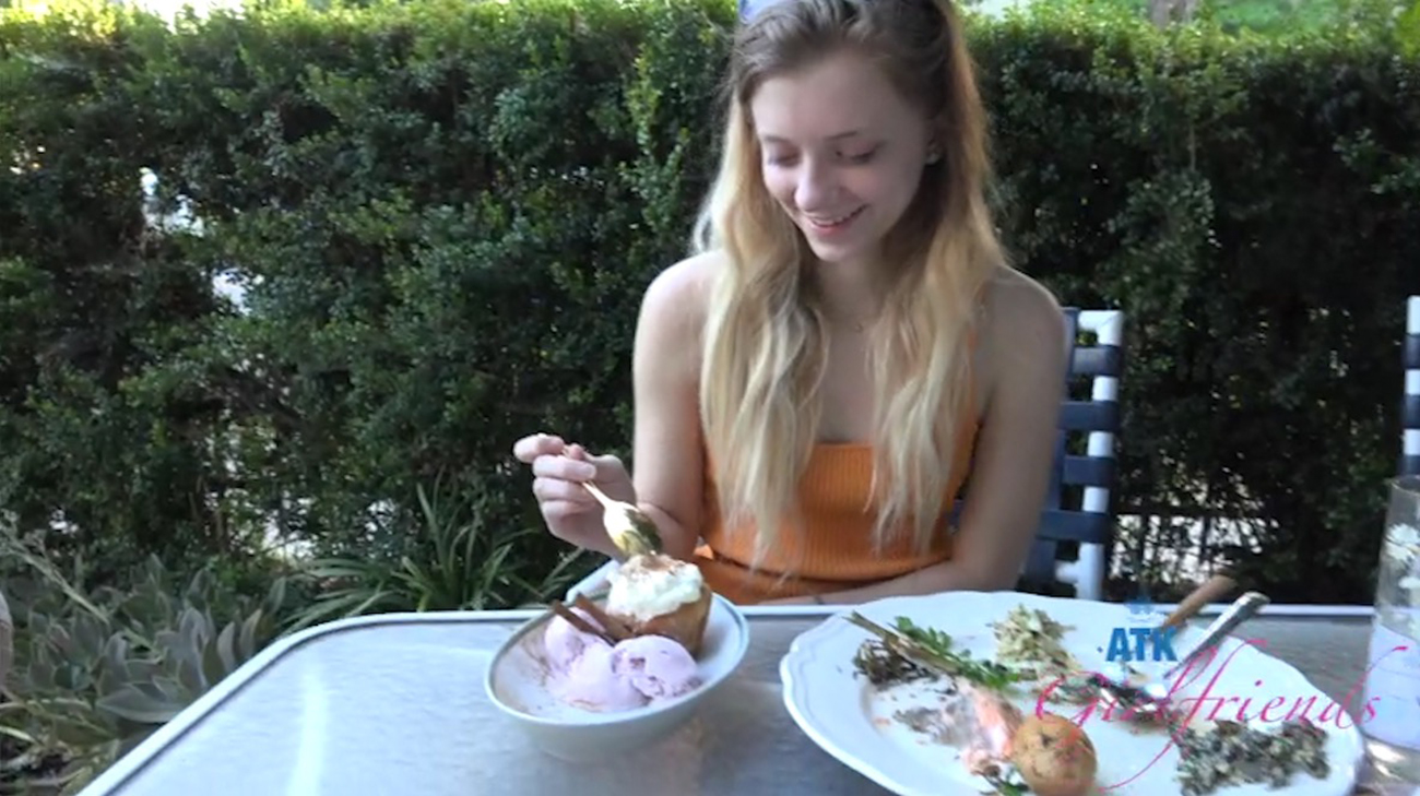 Dinner and sex with Riley!
